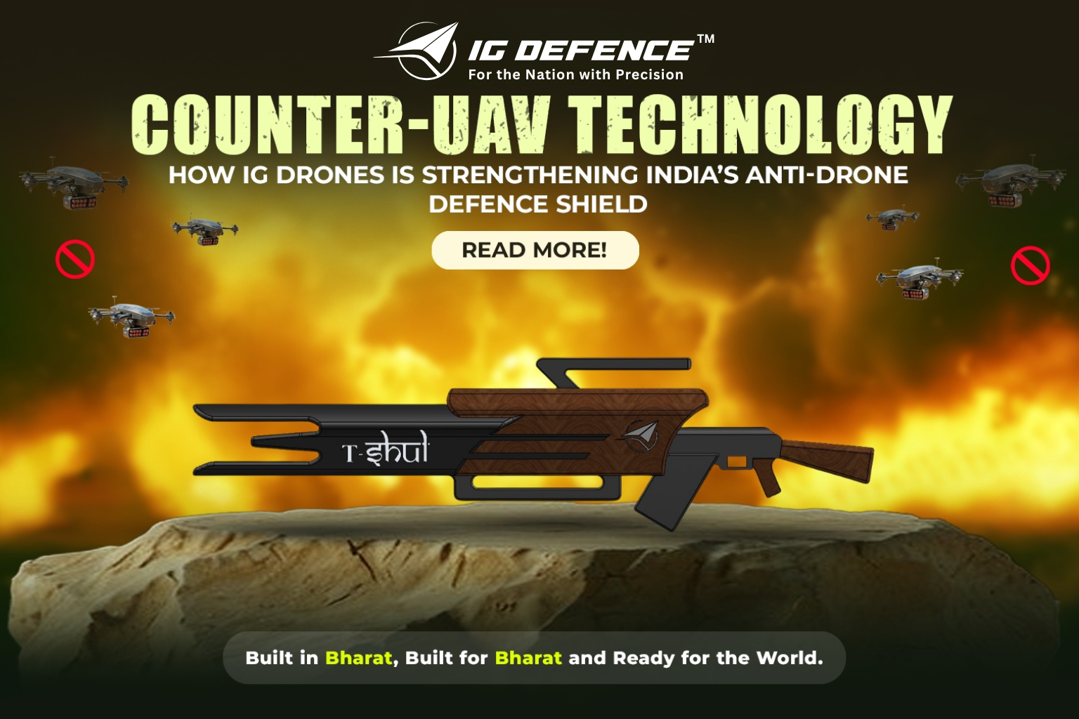 Anti-Drone Technology in India: IG Defence’s Counter-UAV Shield
